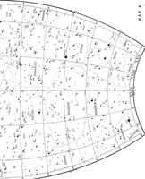An illustration from A star atlas and telescopic handbook (epoch 1920) for students and amateurs, covering the whole star sphere, and showing over 7000 stars, nebulæ, and clusters; with short descriptive lists of objects suitable for small telescopes; (1910)