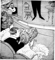 An illustration from Confessions of a caricaturist (1917)