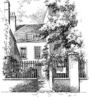 An illustration from Famous houses and literary shrines of London (1912)