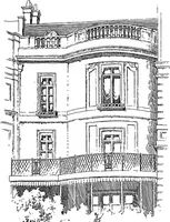 An illustration from Famous houses and literary shrines of London (1912)