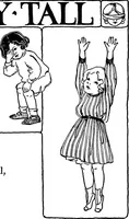 An illustration from Dramatic games and dances for little children (1920)