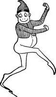 An illustration from Dramatic games and dances for little children (1920)