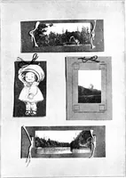 An illustration from Paper and cardboard construction. An analysis of the scope of paper and cardboard construction for primary grades of public schools ... Book problems, box problems, card problems, envelope problems (1916)