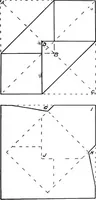 An illustration from Paper and cardboard construction. An analysis of the scope of paper and cardboard construction for primary grades of public schools ... Book problems, box problems, card problems, envelope problems (1916)
