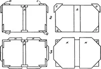 An illustration from Paper and cardboard construction. An analysis of the scope of paper and cardboard construction for primary grades of public schools ... Book problems, box problems, card problems, envelope problems (1916)