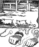 An illustration from Finger plays for nursery and kindergarten (1921)