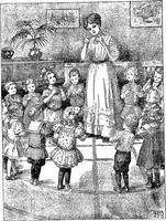 An illustration from Finger plays for nursery and kindergarten (1921)