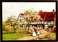 An illustration from The cottages and the village life of rural England (1912)