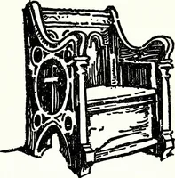 An illustration from The book of decorative furniture, its form, colour, & history (1911)