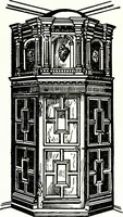 An illustration from The book of decorative furniture, its form, colour, & history (1911)