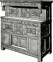 An illustration from The book of decorative furniture, its form, colour, & history (1911)