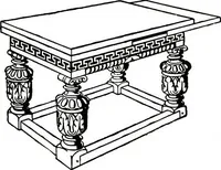 An illustration from The book of decorative furniture, its form, colour, & history (1911)