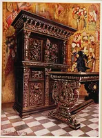 An illustration from The book of decorative furniture, its form, colour, & history (1911)