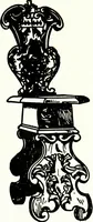 An illustration from The book of decorative furniture, its form, colour, & history (1911)
