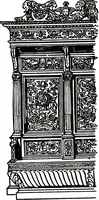 Picture 121 of 375 from The book of decorative furniture, its form, colour, & history (1911), leaf 178