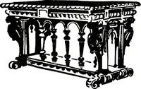 An illustration from The book of decorative furniture, its form, colour, & history (1911)