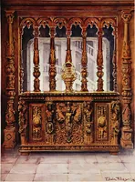 An illustration from The book of decorative furniture, its form, colour, & history (1911)