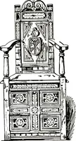 Picture 139 of 375 from The book of decorative furniture, its form, colour, & history (1911), leaf 197