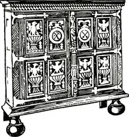 Picture 141 of 375 from The book of decorative furniture, its form, colour, & history (1911), leaf 198