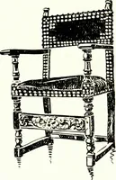 An illustration from The book of decorative furniture, its form, colour, & history (1911)