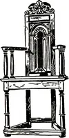 An illustration from The book of decorative furniture, its form, colour, & history (1911)