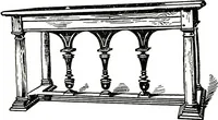 An illustration from The book of decorative furniture, its form, colour, & history (1911)
