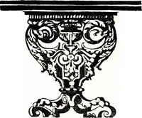 An illustration from The book of decorative furniture, its form, colour, & history (1911)