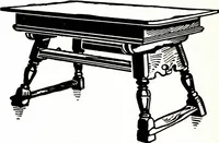 An illustration from The book of decorative furniture, its form, colour, & history (1911)
