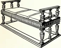 An illustration from The book of decorative furniture, its form, colour, & history (1911)