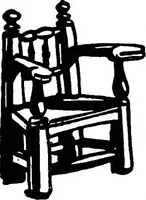 An illustration from The book of decorative furniture, its form, colour, & history (1911)