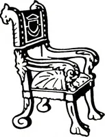 An illustration from The book of decorative furniture, its form, colour, & history (1911)