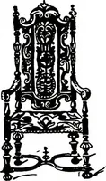 An illustration from The book of decorative furniture, its form, colour, & history (1911)