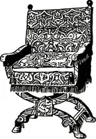 An illustration from The book of decorative furniture, its form, colour, & history (1911)