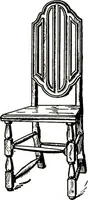 An illustration from The book of decorative furniture, its form, colour, & history (1911)