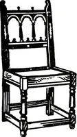 An illustration from The book of decorative furniture, its form, colour, & history (1911)