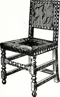 An illustration from The book of decorative furniture, its form, colour, & history (1911)