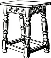 An illustration from The book of decorative furniture, its form, colour, & history (1911)