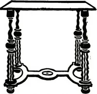 An illustration from The book of decorative furniture, its form, colour, & history (1911)