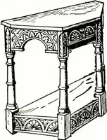 An illustration from The book of decorative furniture, its form, colour, & history (1911)