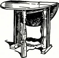 An illustration from The book of decorative furniture, its form, colour, & history (1911)