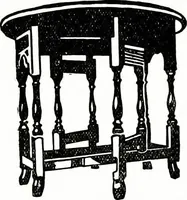 An illustration from The book of decorative furniture, its form, colour, & history (1911)