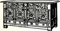 An illustration from The book of decorative furniture, its form, colour, & history (1911)