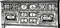 Picture 254 of 375 from The book of decorative furniture, its form, colour, & history (1911), leaf 324