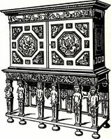 An illustration from The book of decorative furniture, its form, colour, & history (1911)