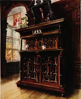 An illustration from The book of decorative furniture, its form, colour, & history (1911)