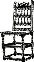 An illustration from The book of decorative furniture, its form, colour, & history (1911)