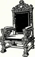 An illustration from The book of decorative furniture, its form, colour, & history (1911)
