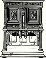 An illustration from The book of decorative furniture, its form, colour, & history (1911)