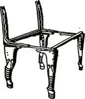 An illustration from The book of decorative furniture, its form, colour, & history (1911)