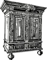 Picture 273 of 375 from The book of decorative furniture, its form, colour, & history (1911), leaf 355